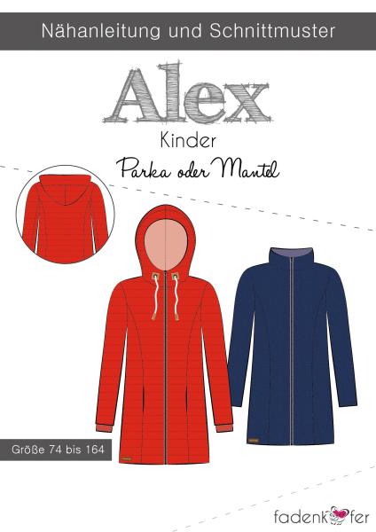 Fadenkäfer Papierschnittmuster Jacke Alex Kinder
